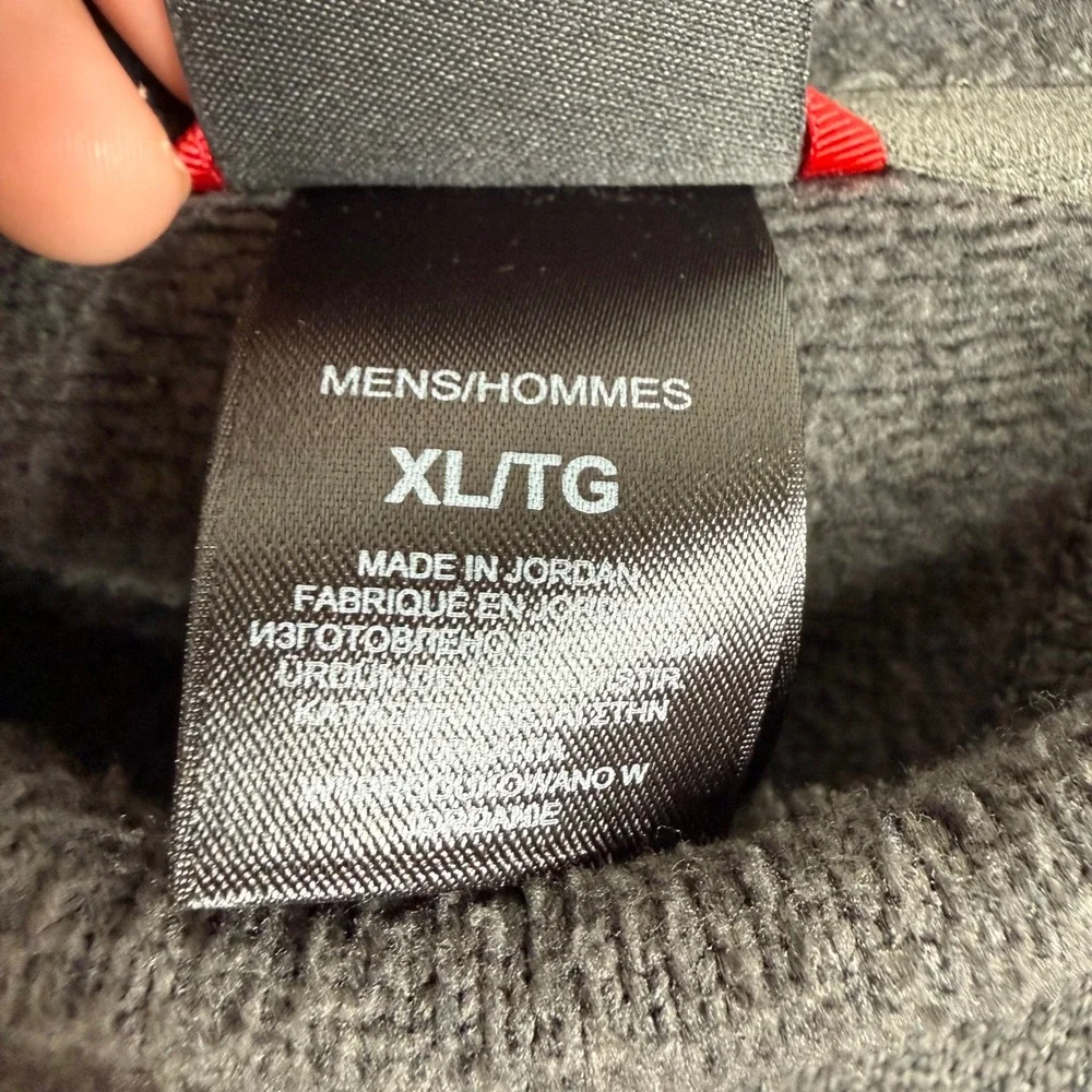 The North Face Sweater Fleece Pullover XL Grey Gorpcore Mock Neck Top